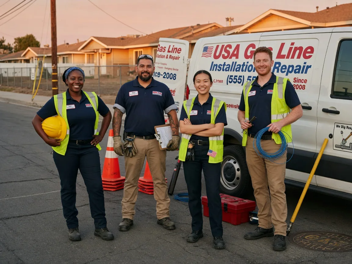 Gas Line Installation company in La Fontaine, IN